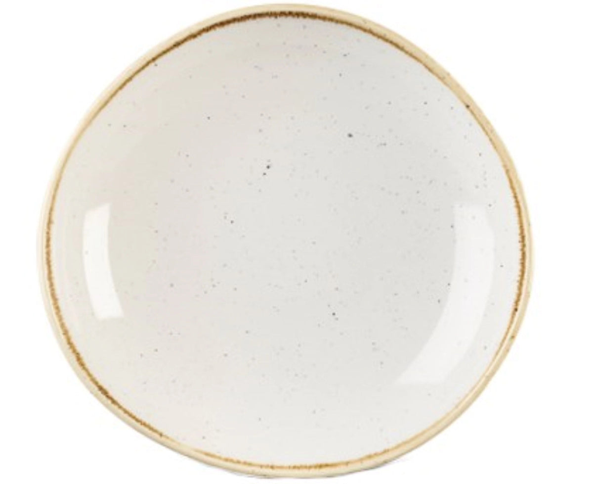Stonecast Barley White Organic Teller tief 25.3cm in Weiss präsentiert im Onlineshop von KAQTU Design AG. Teller ist von Churchill