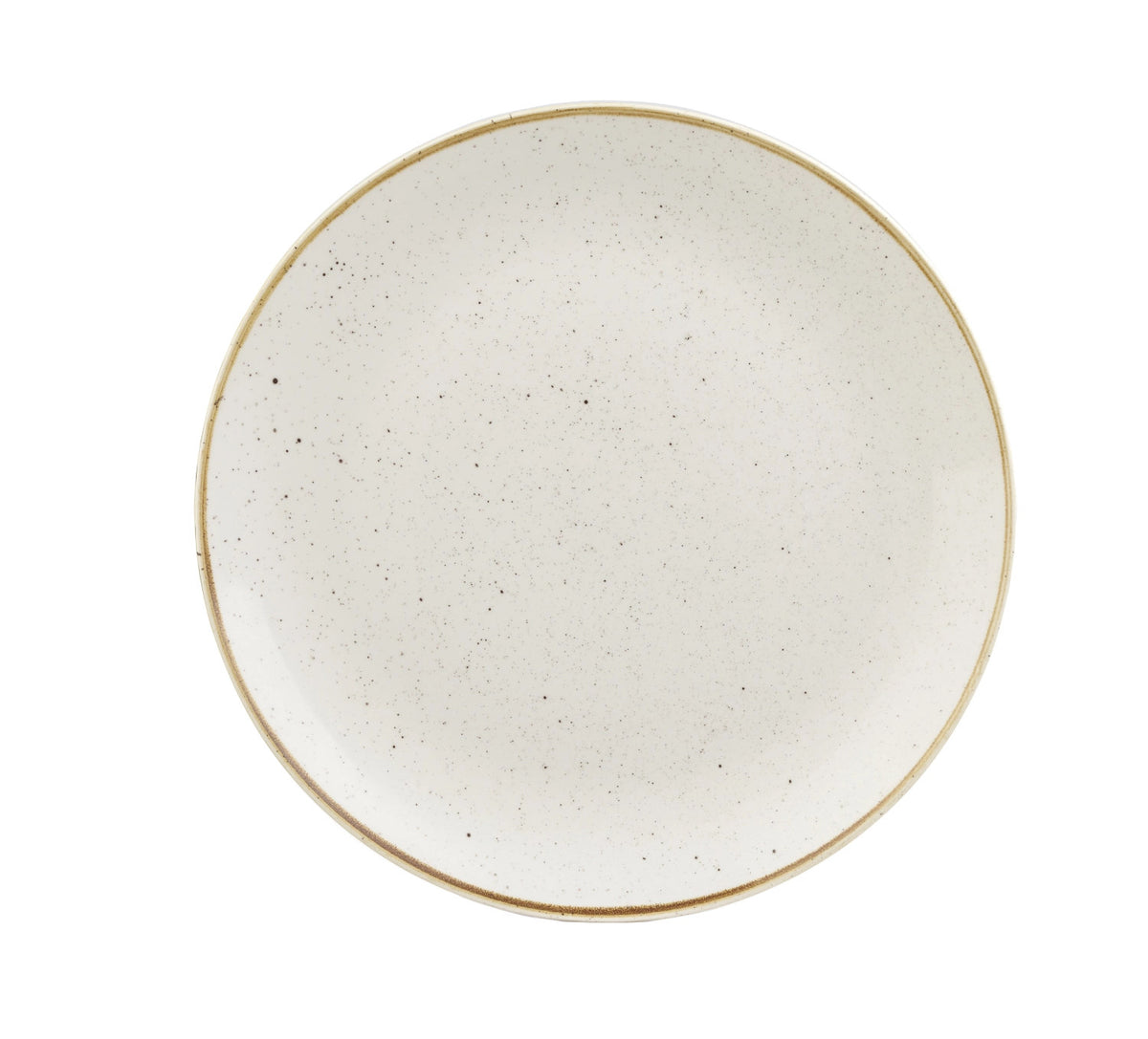 Stonecast Barley White Coupe Teller tief 28.1cm in Weiss präsentiert im Onlineshop von KAQTU Design AG. Teller ist von Churchill