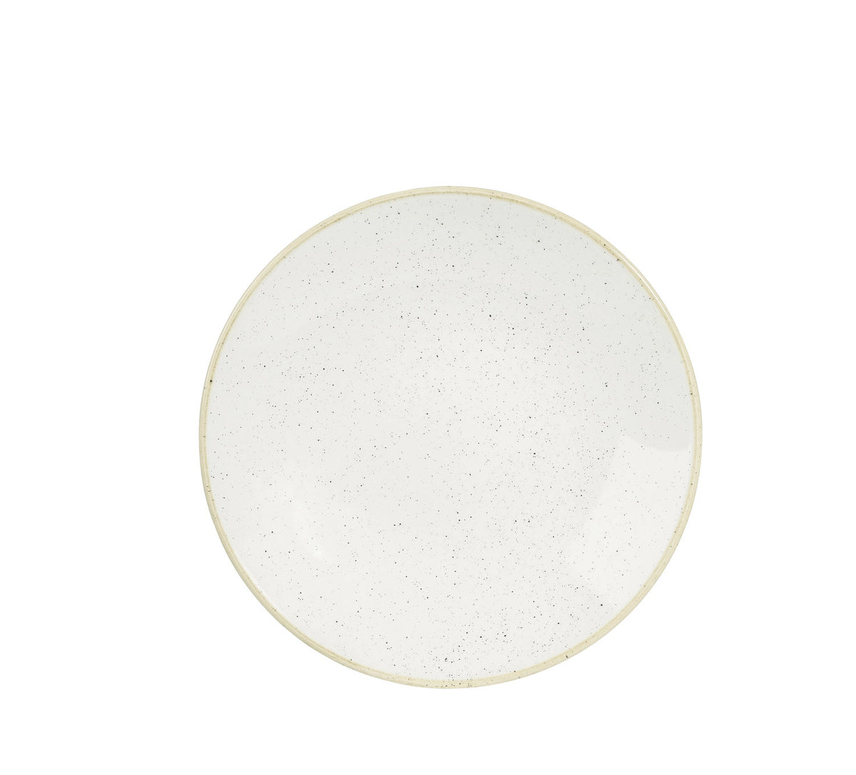 Stonecast Barley White Coupe Teller tief 22.5cm in Weiss präsentiert im Onlineshop von KAQTU Design AG. Teller ist von Churchill