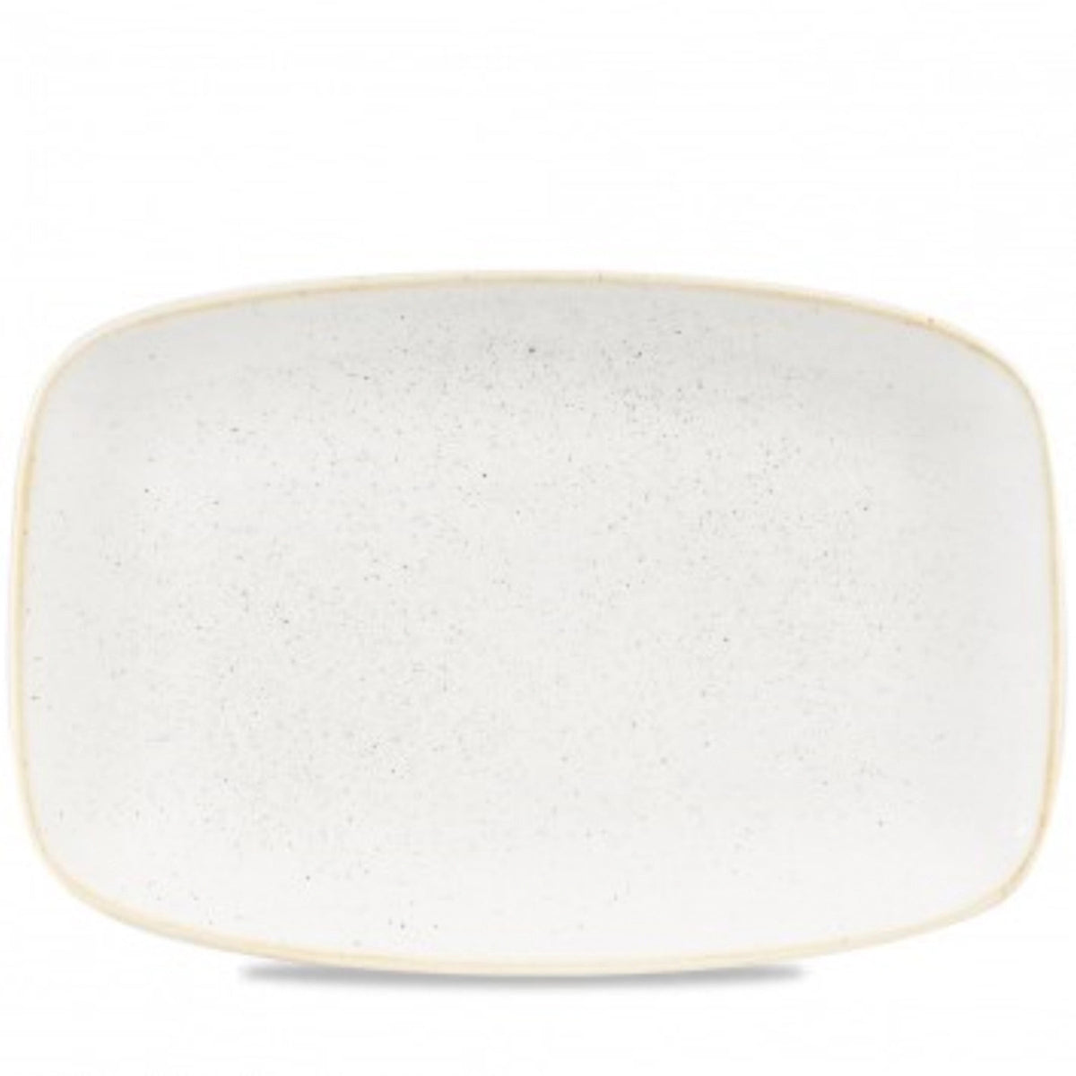 Stonecast Barley White Platte rechteckig No. 9 35.5x24.5cm in Weiss präsentiert im Onlineshop von KAQTU Design AG. Platte ist von Churchill