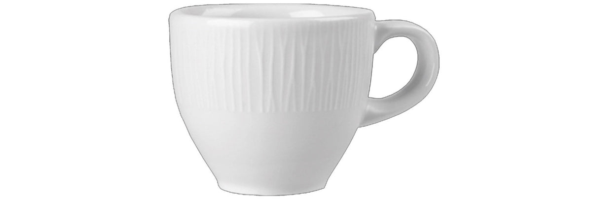 Bamboo White Espressotasse 10cl in Weiss präsentiert im Onlineshop von KAQTU Design AG. Tasse ist von Churchill
