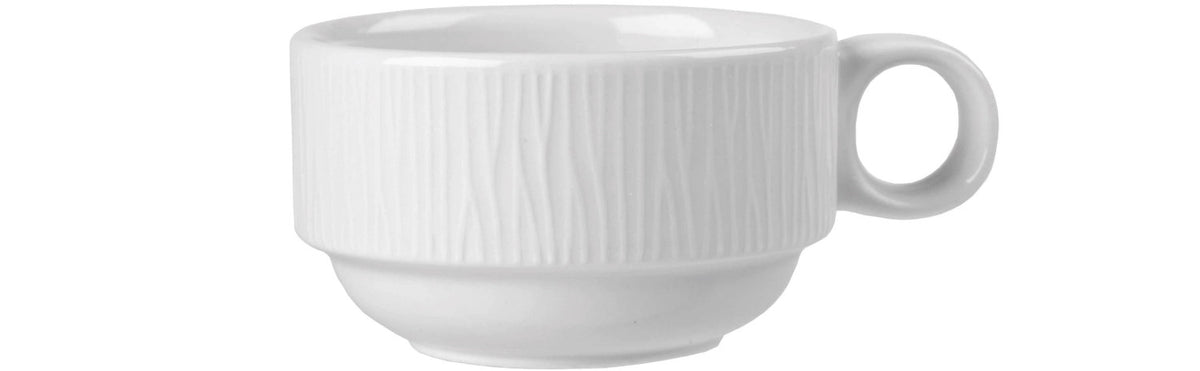 Bamboo White Tasse 9cl, stapelbar in Weiss präsentiert im Onlineshop von KAQTU Design AG. Tasse ist von Churchill