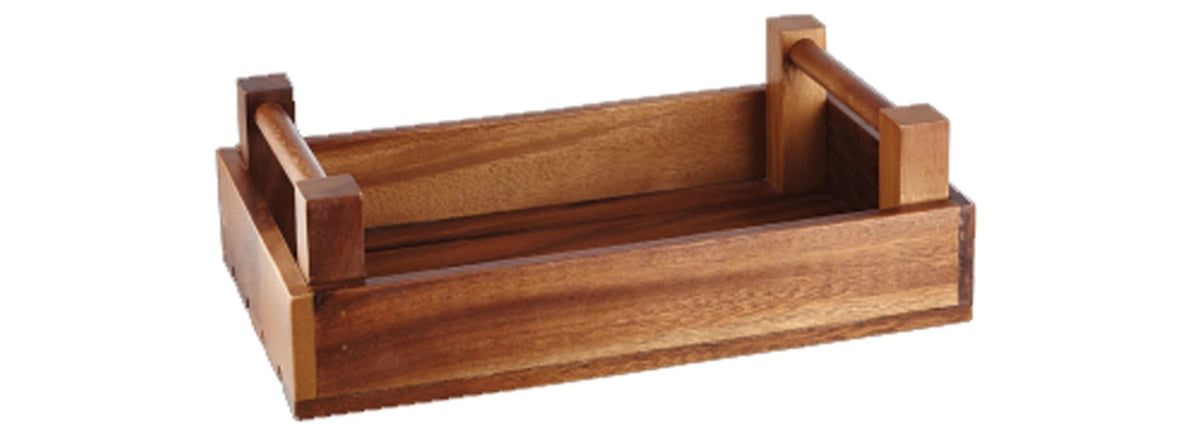 Alchemy Wooden Servierkorb 33x20cm H10cm Brown in Braun präsentiert im Onlineshop von KAQTU Design AG. Küchenhelfer ist von Churchill