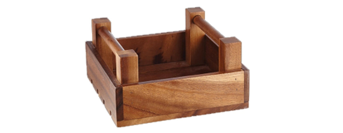 Alchemy Wooden Servierkorb 20x20cm H10cm in Braun präsentiert im Onlineshop von KAQTU Design AG. Tablett ist von Churchill