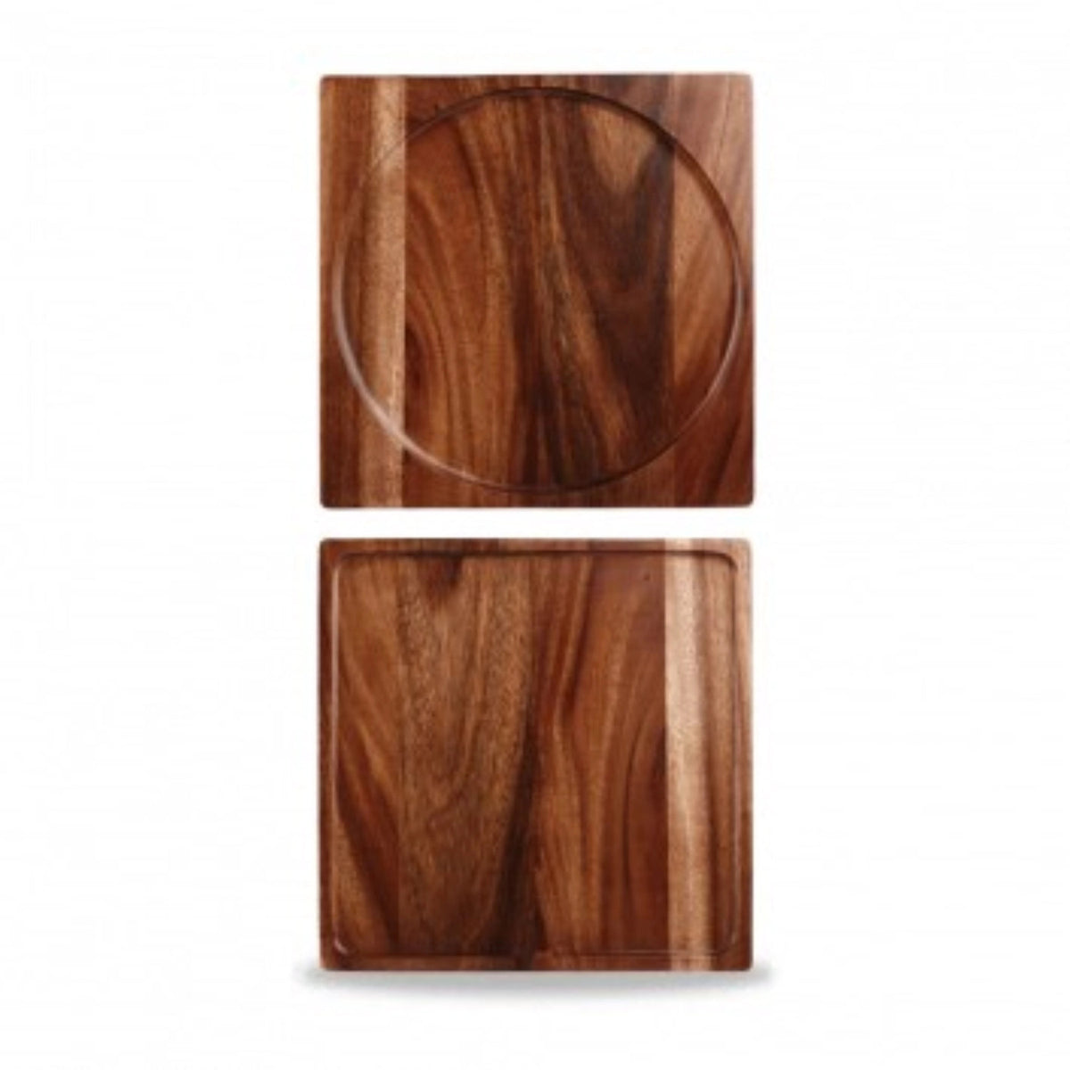 Alchemy Wood Präsentations Brett 30x30cm in Braun präsentiert im Onlineshop von KAQTU Design AG. Tablett ist von Churchill