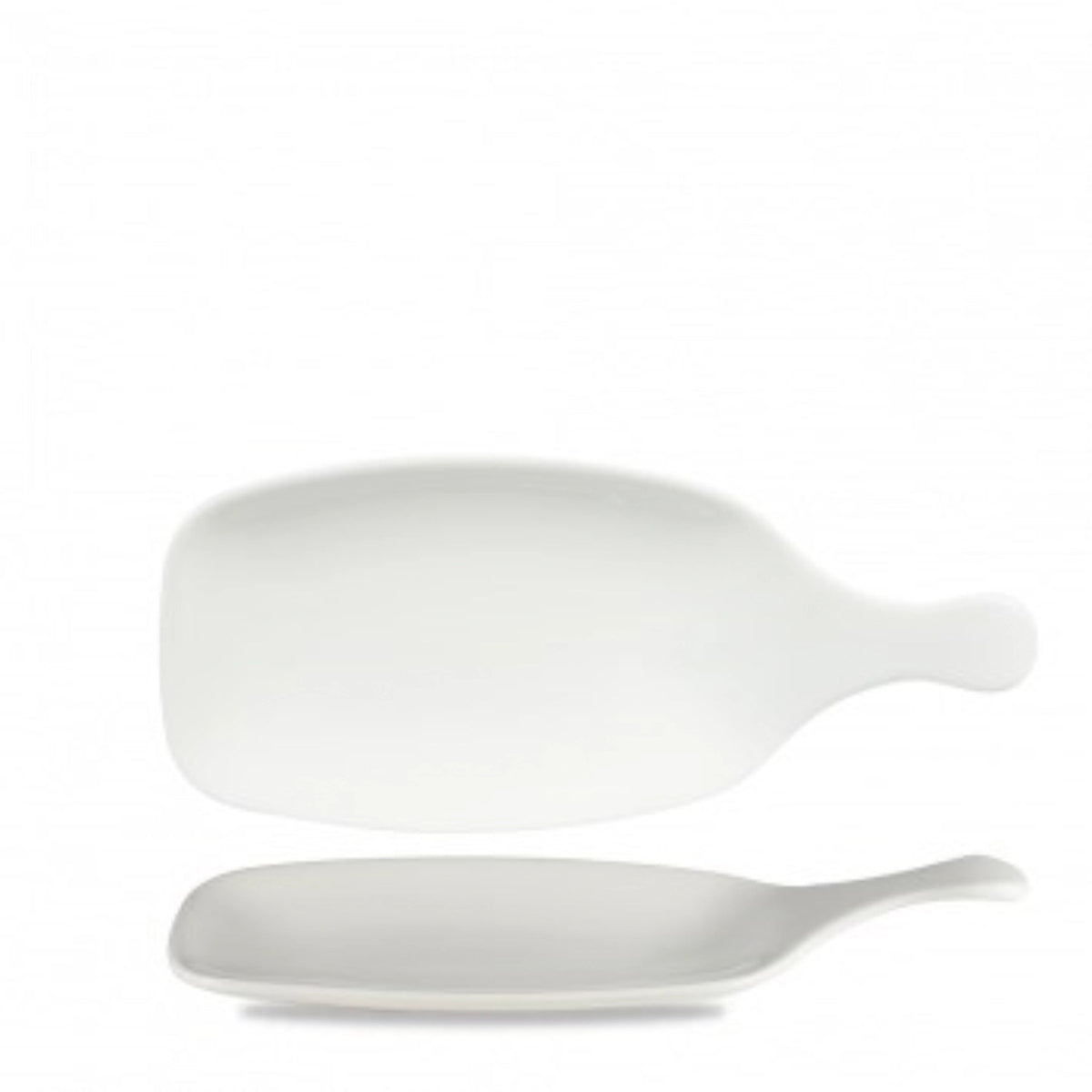 Bit on the Side Platte rechteckig mit Griff 29x21.1cm white in Weiss präsentiert im Onlineshop von KAQTU Design AG. Platte ist von Churchill