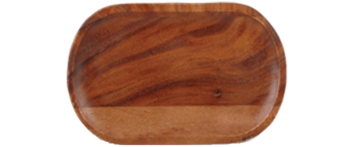 Alchemy Buffet Holzplatte oval 15x29cm in Braun präsentiert im Onlineshop von KAQTU Design AG. Platte ist von Churchill
