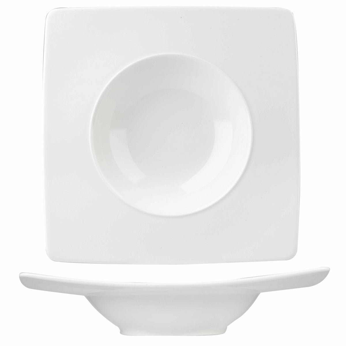 Alchemy Ambience W. Teller tief quadr. 21cm, 28.4cl in Weiss präsentiert im Onlineshop von KAQTU Design AG. Teller ist von Churchill