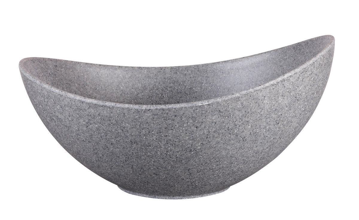 Alchemy Melamin Granite Grey Schüssel 35.5x25x18cm in Silber präsentiert im Onlineshop von KAQTU Design AG. Schüssel ist von Churchill