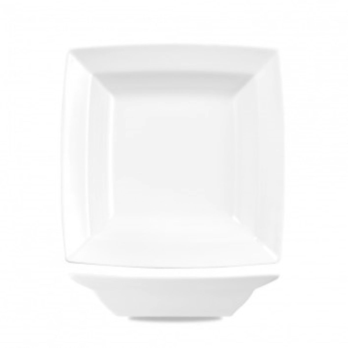 Alchemy Quadratische Pasta Schüssel 25.4cm, 71cl in Weiss präsentiert im Onlineshop von KAQTU Design AG. Schüssel ist von Churchill