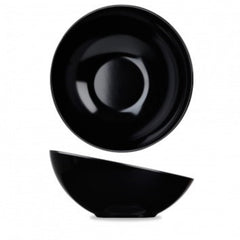 Alchmey Melamine Black Moonstone Buffet Schüssel 35.5x25x18c