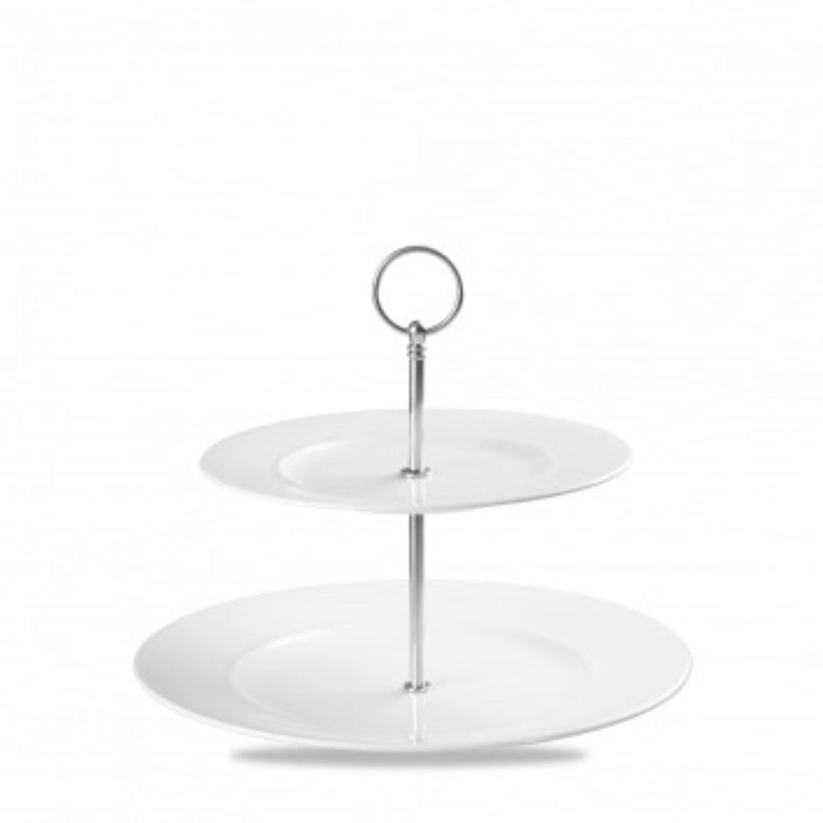 Alchemy Ambience White Etagere 2 Teller in Weiss präsentiert im Onlineshop von KAQTU Design AG. Teller ist von Churchill