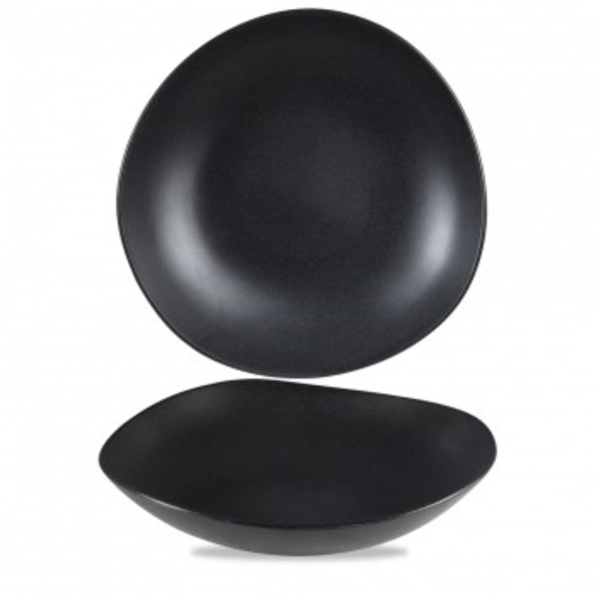 Alchemy Melamine Granite Black Schüssel 38cm in Schwarz präsentiert im Onlineshop von KAQTU Design AG. Schüssel ist von Churchill
