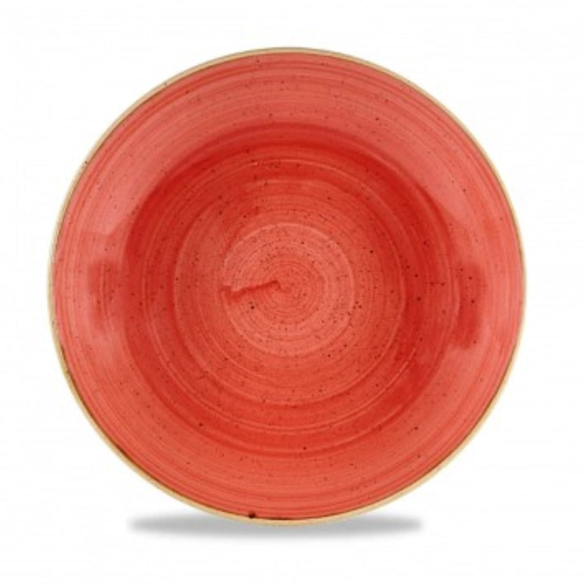 Stonecast Berry Red Coupe Teller tief 18.2cm in Rot präsentiert im Onlineshop von KAQTU Design AG. Teller ist von Churchill