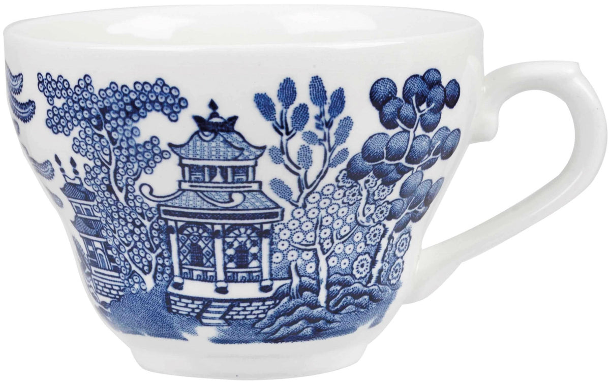V.P. Blue Willow Obere 19.8cl in Blau präsentiert im Onlineshop von KAQTU Design AG. Tasse ist von Churchill