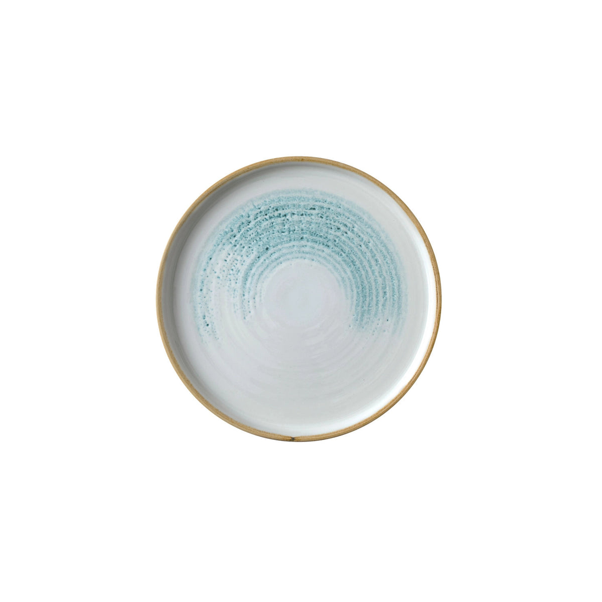 S.P. Homespun Accents Aquamarine Walled Teller 21cm in Blau präsentiert im Onlineshop von KAQTU Design AG. Teller ist von Churchill