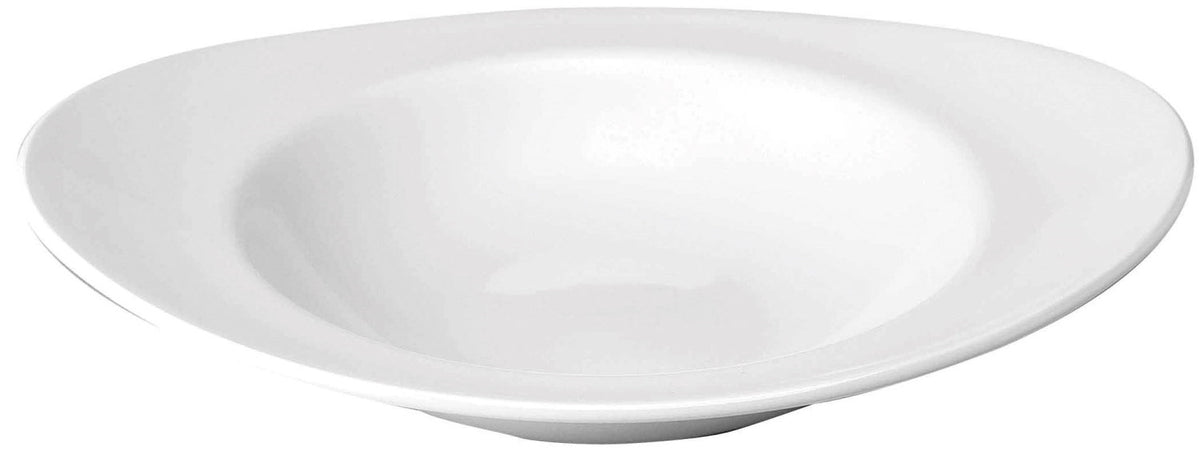Orbit Teller oval tief Fahne 27.5x22cm in Weiss präsentiert im Onlineshop von KAQTU Design AG. Teller ist von Churchill
