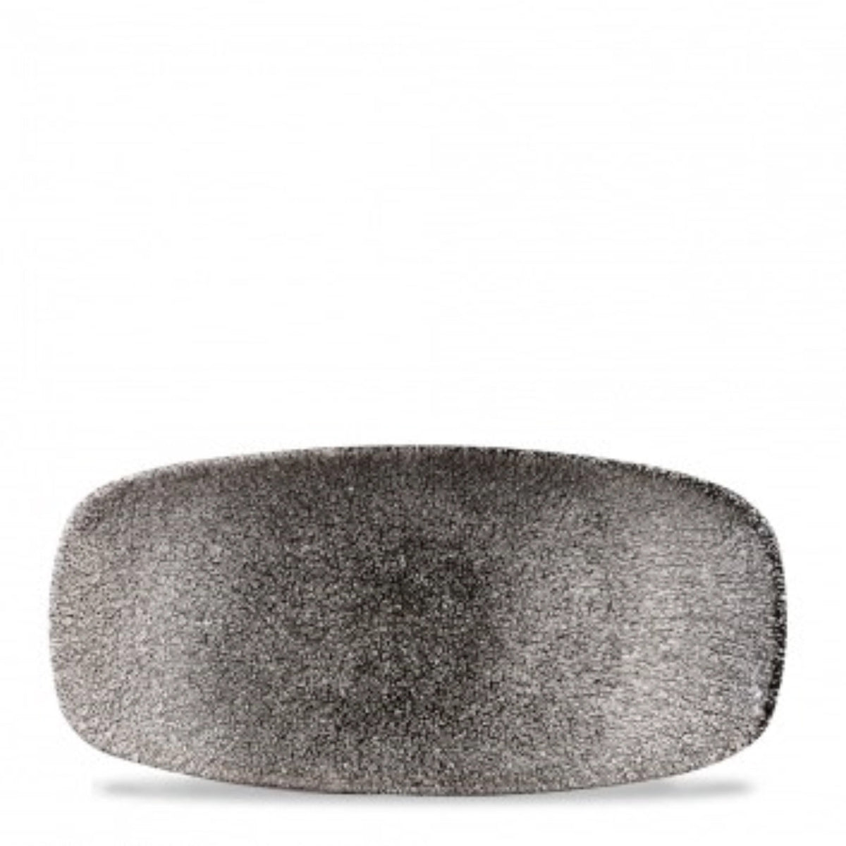S.P. Raku Quartz Black Platte rechteckig 26.9X12.7cm in Schwarz präsentiert im Onlineshop von KAQTU Design AG. Platte ist von Churchill
