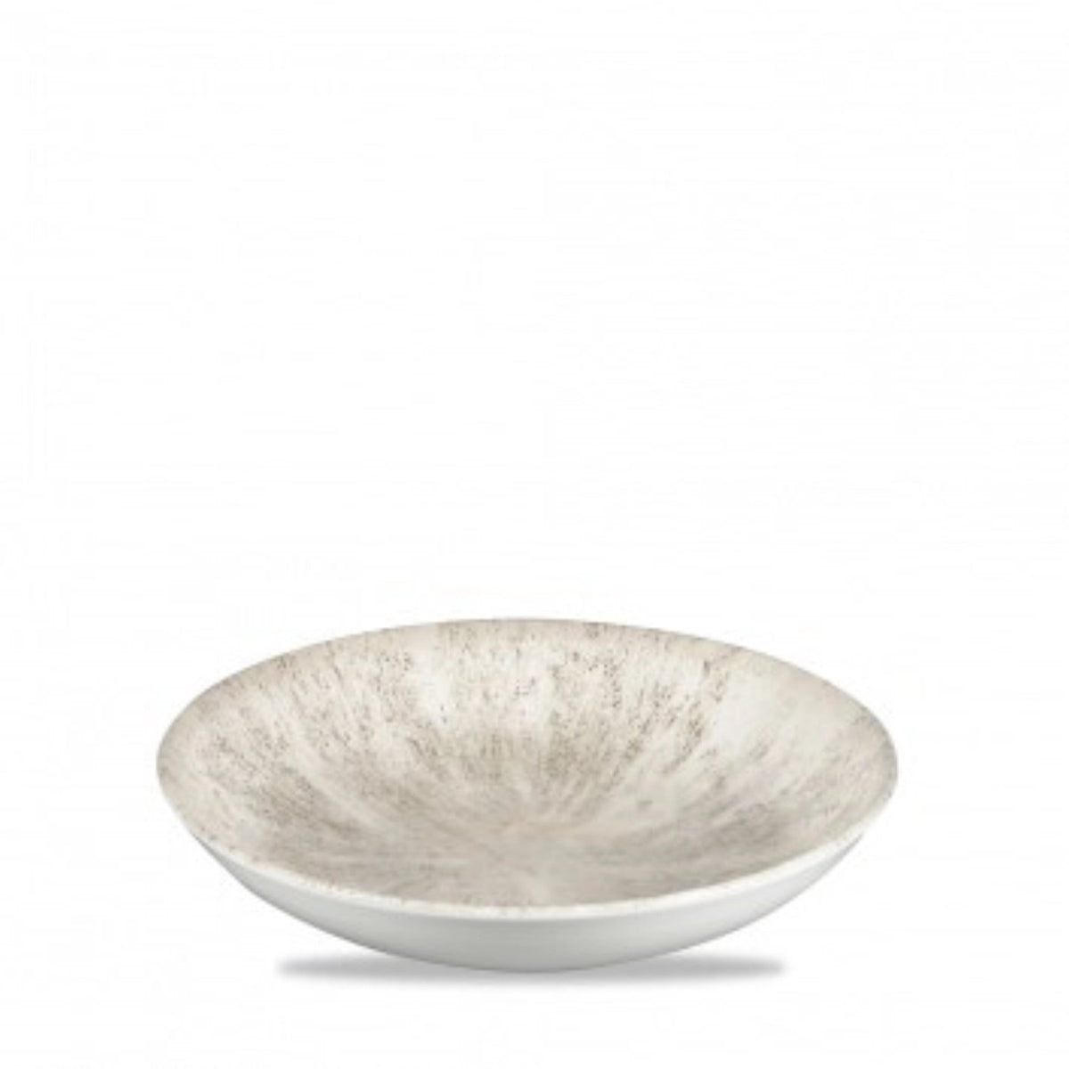 S.P. Stone Agate Grey Coupe Teller tief 24.8cm in Silber präsentiert im Onlineshop von KAQTU Design AG. Teller ist von Churchill