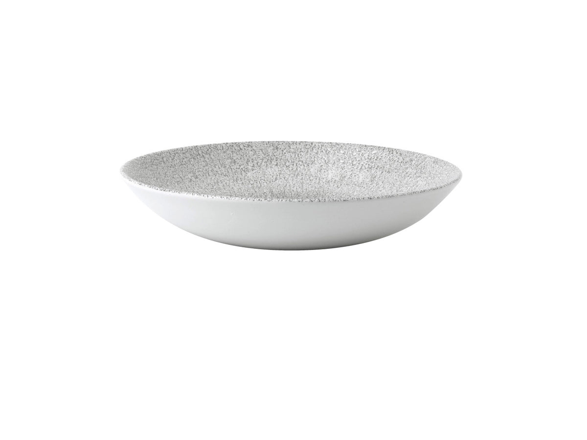S.P. Raku Jasper Grey CoupeTeller tief 24.8cm in Schwarz präsentiert im Onlineshop von KAQTU Design AG. Teller ist von Churchill