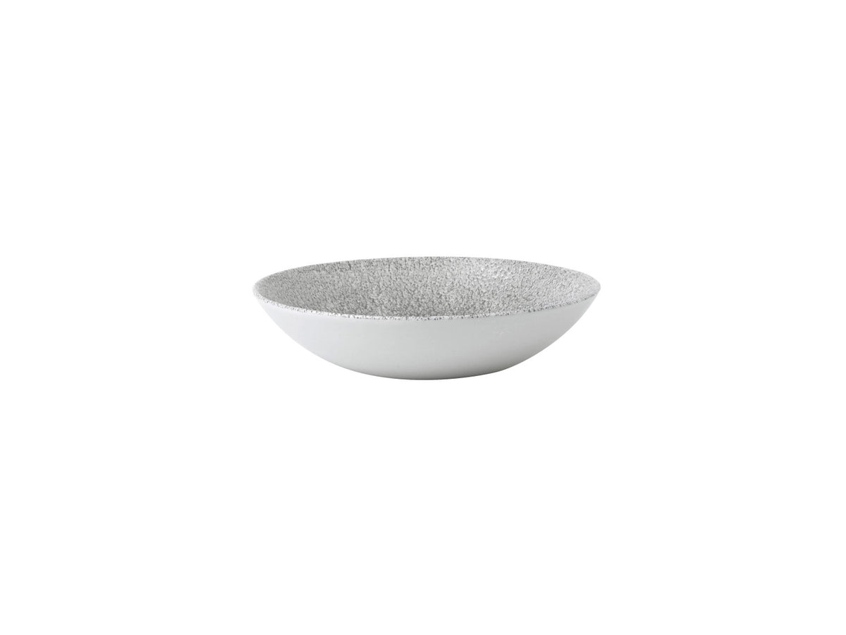 S.P. Raku Jasper Grey Coupe Teller tief 18.2cm in Grau präsentiert im Onlineshop von KAQTU Design AG. Teller ist von Churchill