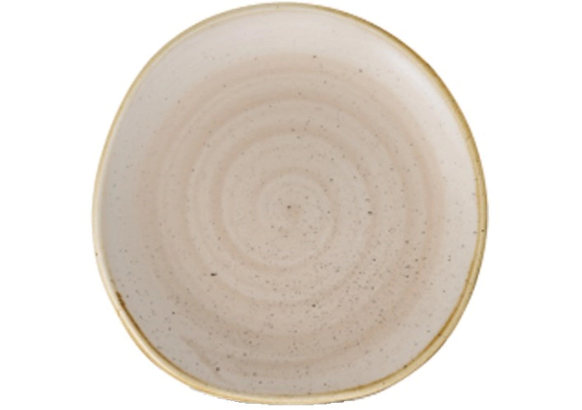 Stonecast Nutmeg Beige Organic Teller flach 21cm in Beige präsentiert im Onlineshop von KAQTU Design AG. Teller ist von Churchill