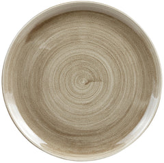Assiette coupe plate Stonecast Patina Antique taupe 32,4cm