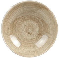 Stonecast patine antique taupe coupé plaque profonde 18,2 cm