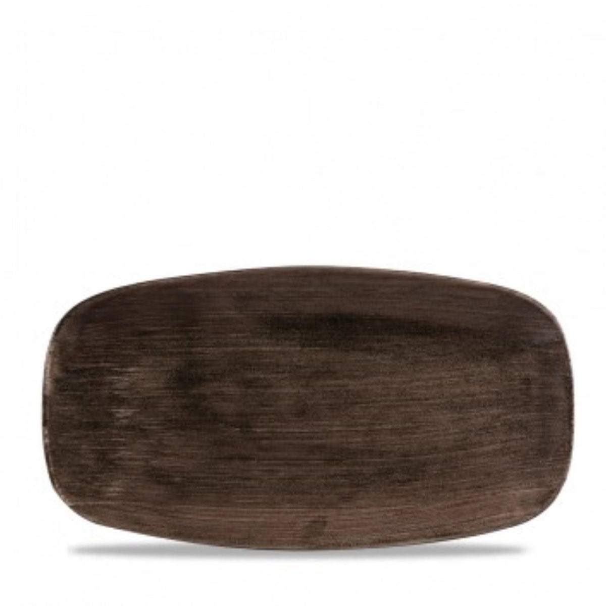 Stonecast Patina Iron Black Platte rechteckig 35.5x18.9cm in Schwarz präsentiert im Onlineshop von KAQTU Design AG. Platte ist von Churchill