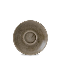 Base caffè tortora antico con patina in pietra, 15,6 cm