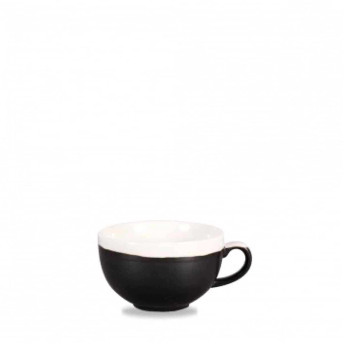Monochrome Onyx Black Tasse 34cl in Schwarz präsentiert im Onlineshop von KAQTU Design AG. Tasse ist von Churchill