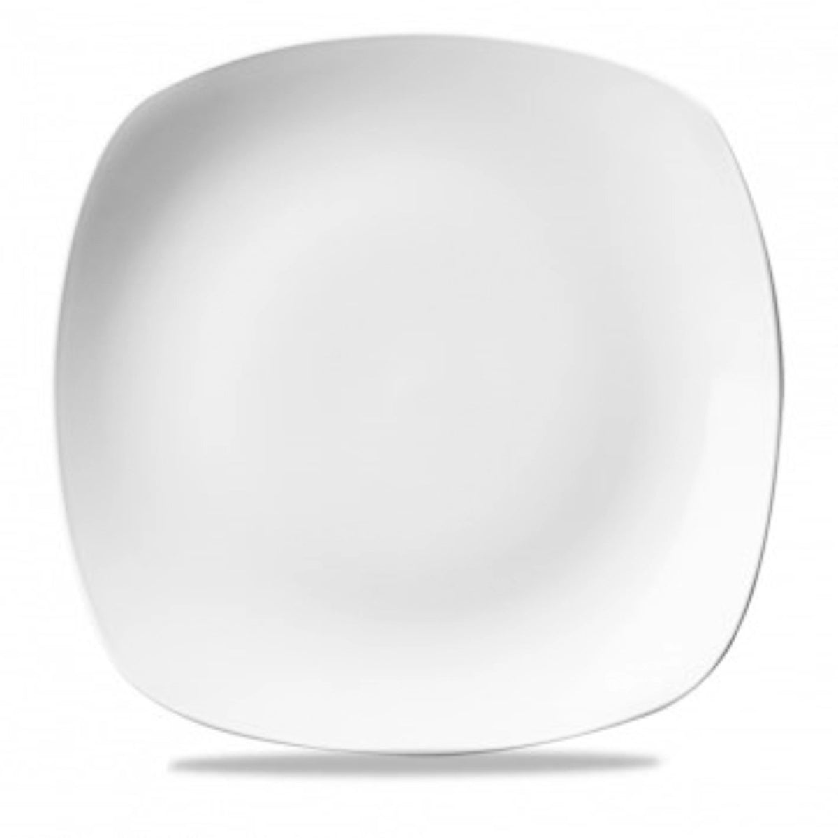 X Squared Teller flach quadratisch 29.3cm in Weiss präsentiert im Onlineshop von KAQTU Design AG. Teller ist von Churchill