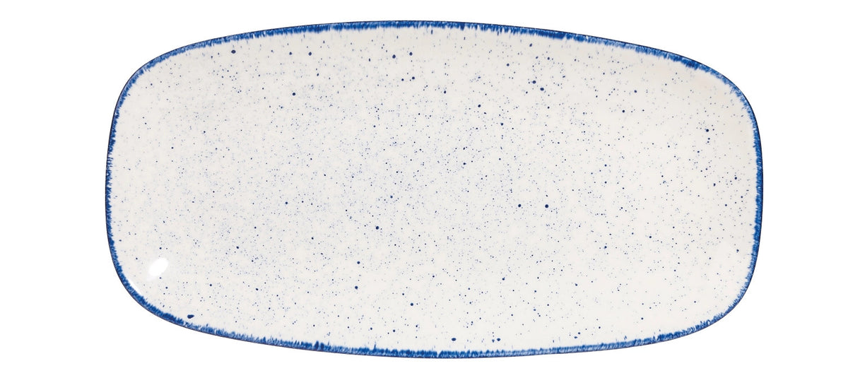 Stonecast Hints Indigo Blue Platte rechteckig 29.8x15.3cm in Blau präsentiert im Onlineshop von KAQTU Design AG. Platte ist von Churchill
