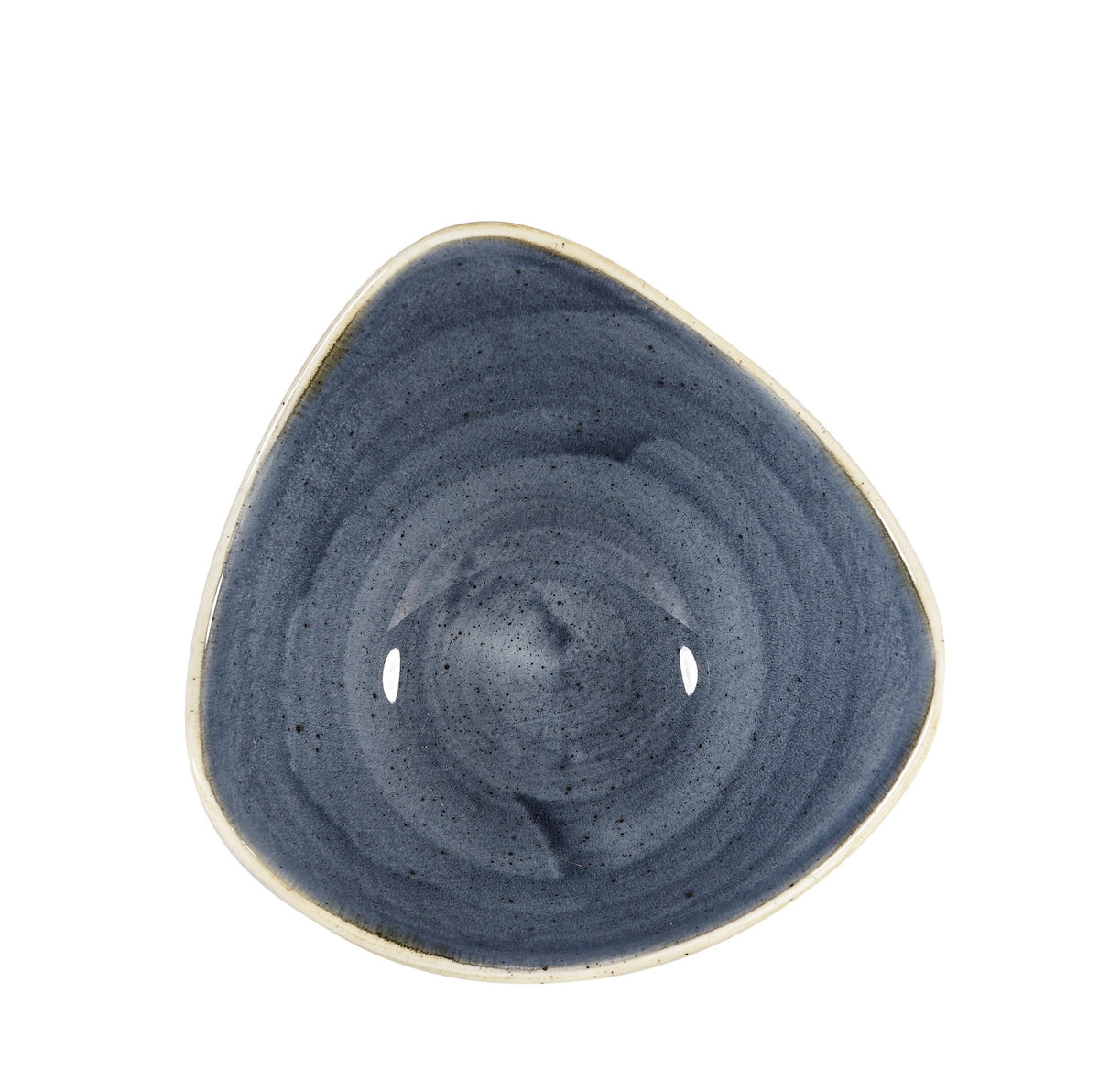 Stonecast Blueberry Triangel Schüssel 15.3cm in Blau präsentiert im Onlineshop von KAQTU Design AG. Teller ist von Churchill