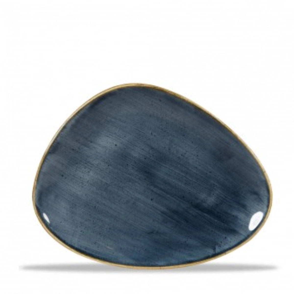 Stonecast Blueberry Chefs Triangel Platte 26.5x20.5cm in Blau präsentiert im Onlineshop von KAQTU Design AG. Platte ist von Churchill
