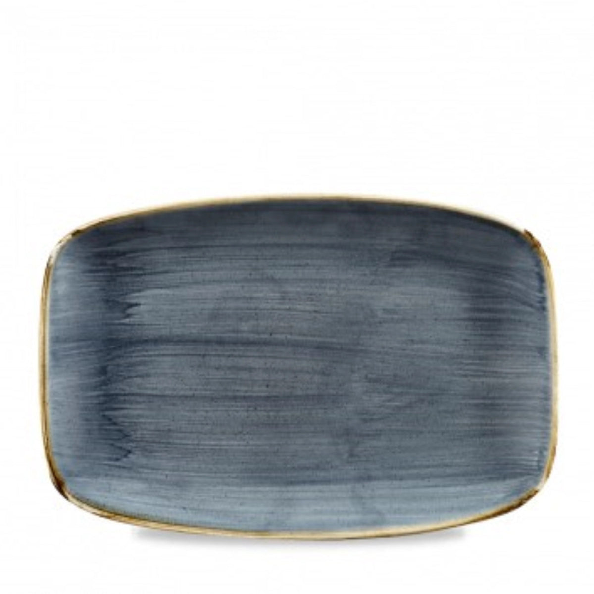 Stonecast Blueberry Platte rechteckig 30x19.9cm in Blau präsentiert im Onlineshop von KAQTU Design AG. Platte ist von Churchill