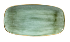 Piatto rettangolare Stonecast Samphire Green 35,5x18,9 cm