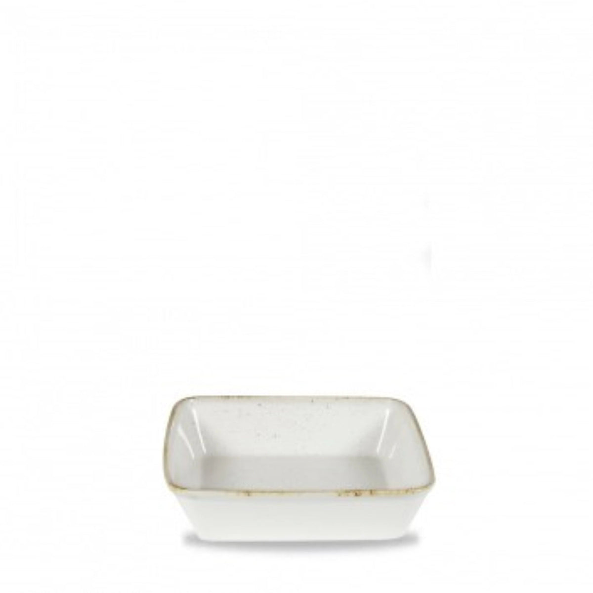 Stonecast Hints Barley White Backform 25x25x6.2cm in Weiss präsentiert im Onlineshop von KAQTU Design AG. Backform / Backblech ist von Churchill