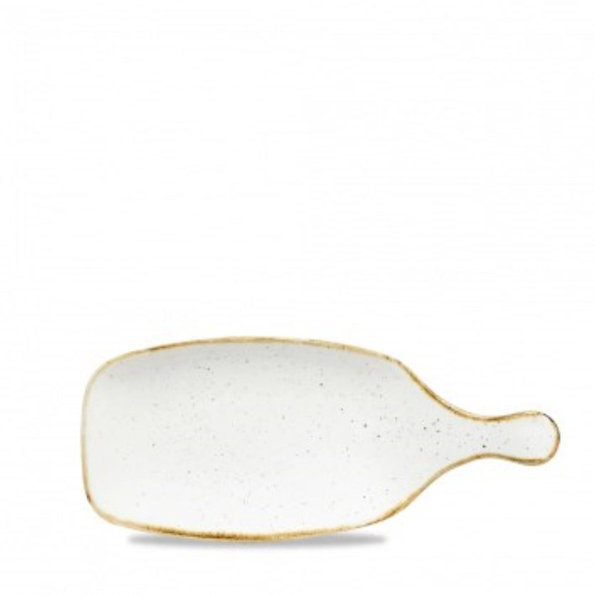 Stonecast Barley White Platte rechteckig mit Griff 29x21.1cm in Weiss präsentiert im Onlineshop von KAQTU Design AG. Platte ist von Churchill