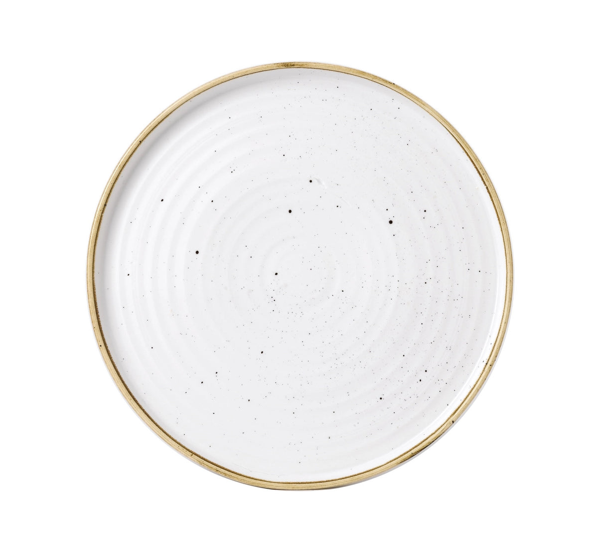 Stonecast Barley White Walled Teller flach 27.5cm in Weiss präsentiert im Onlineshop von KAQTU Design AG. Teller ist von Churchill
