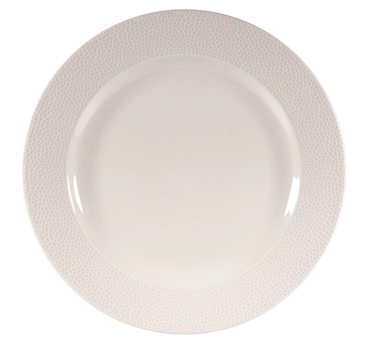 Isla White Teller flach 27.6cm in Weiss präsentiert im Onlineshop von KAQTU Design AG. Teller ist von Churchill
