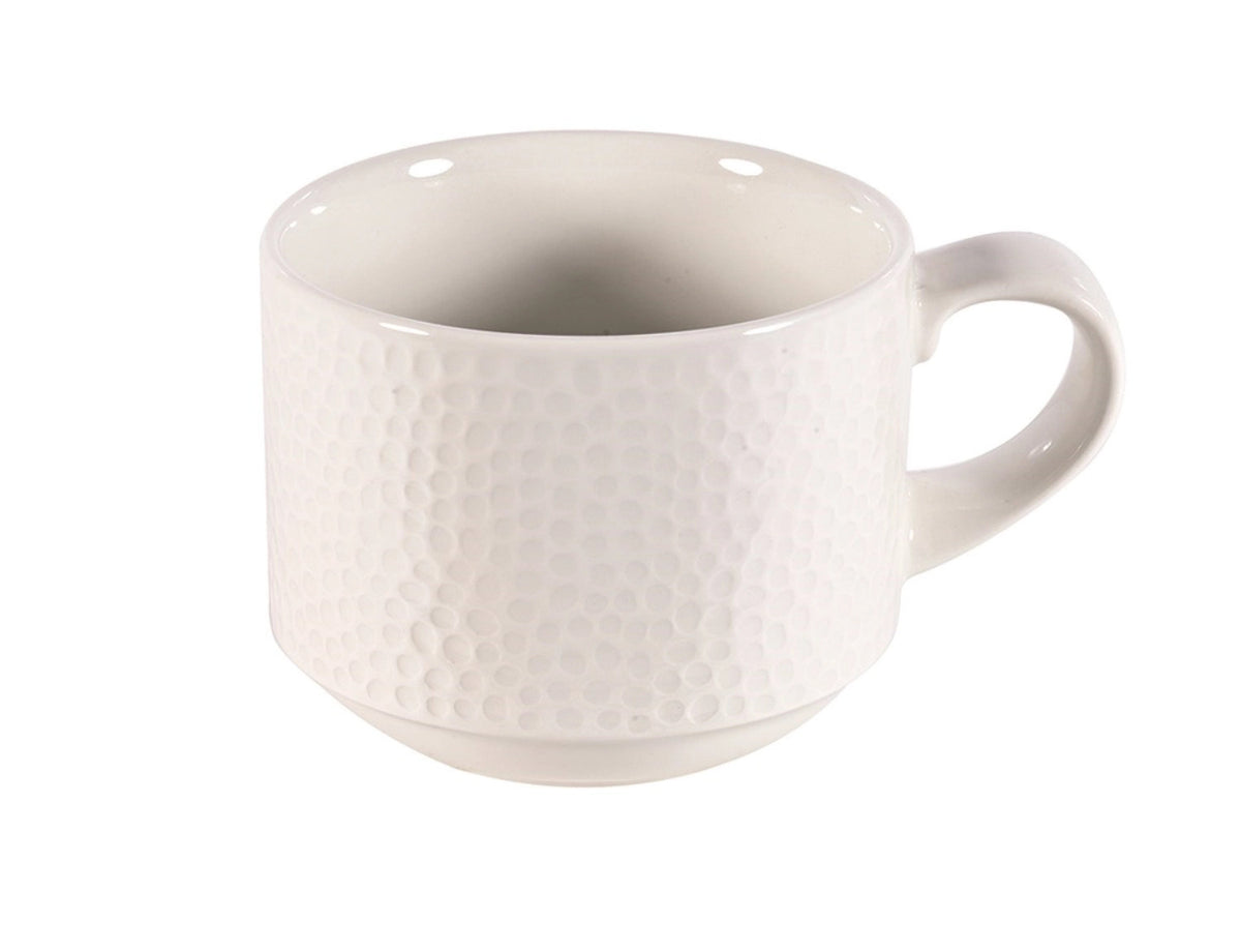 Isla White Kaffeetasse stapelbar 22cl in Weiss präsentiert im Onlineshop von KAQTU Design AG. Kaffeetassen ist von Churchill