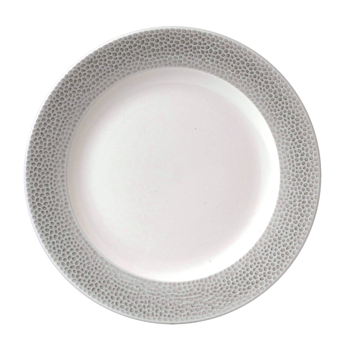 Isla Spinwash Shale Grey Teller halbtief Fahne schmal 26.1cm in Grau präsentiert im Onlineshop von KAQTU Design AG. Teller ist von Churchill