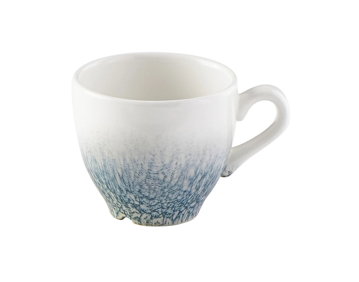S.P. Raku Topaz Blue Espressotasse 10cl 6.5cm H5.5cm in Blau präsentiert im Onlineshop von KAQTU Design AG. Espressotassen ist von Churchill