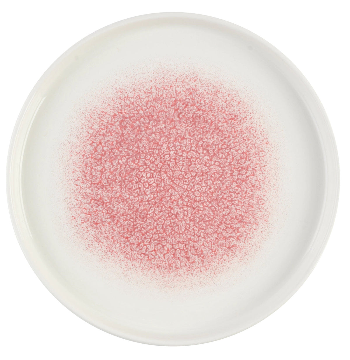 S.P. Raku Pink Quartz Chefs Walled Teller 26cm in Pink präsentiert im Onlineshop von KAQTU Design AG. Teller ist von Churchill
