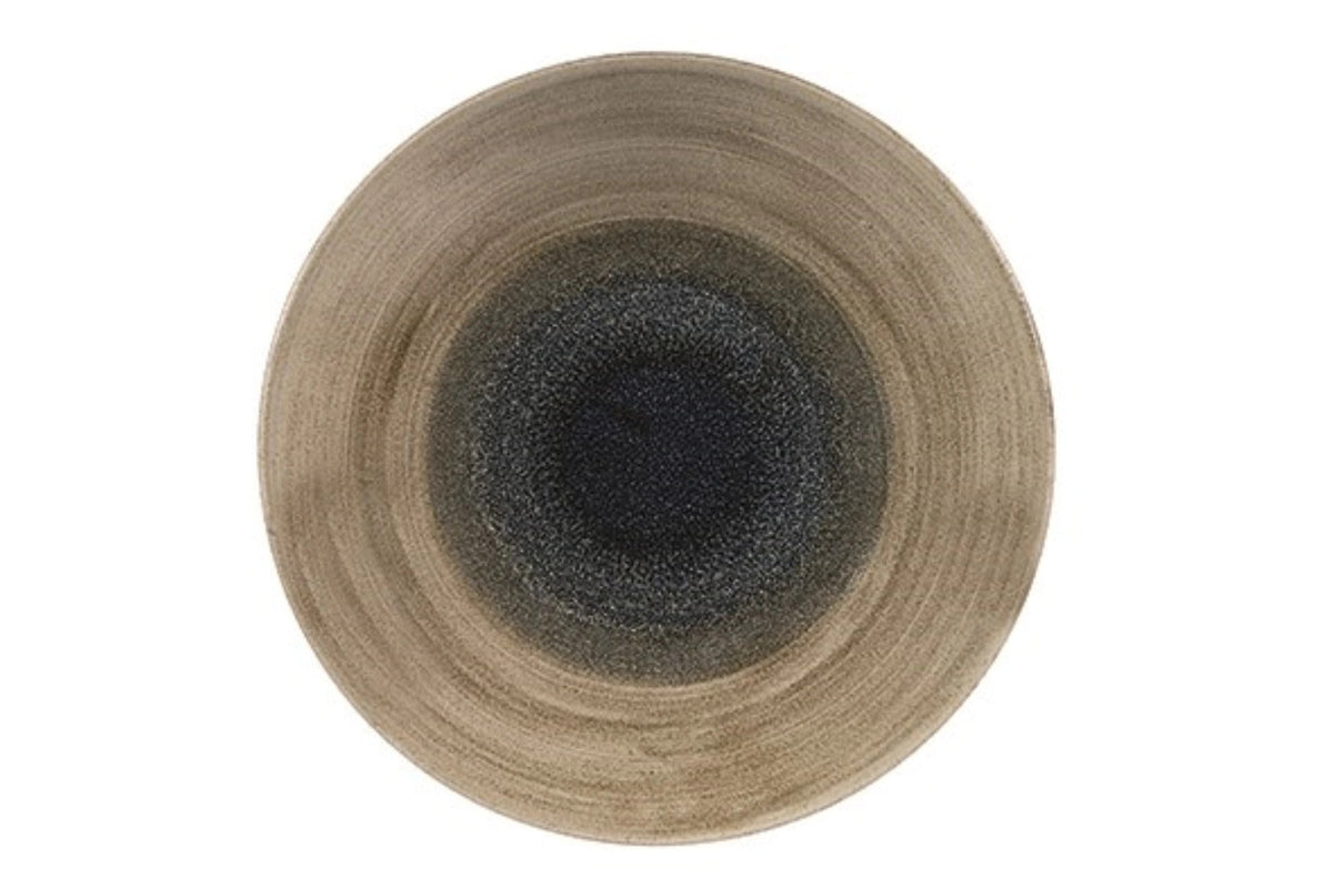 Stonecast Aqueous Bayou Coupe Teller tief 25.5cm in Beige präsentiert im Onlineshop von KAQTU Design AG. Teller ist von Churchill