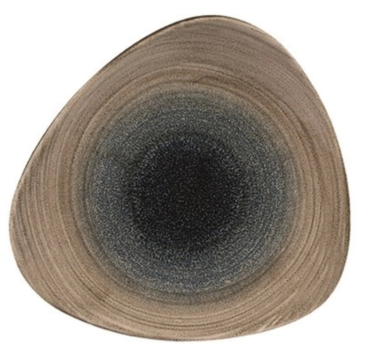 Stonecast Aqueous Bayou Triangel Teller flach 31.1cm in Beige präsentiert im Onlineshop von KAQTU Design AG. Teller ist von Churchill