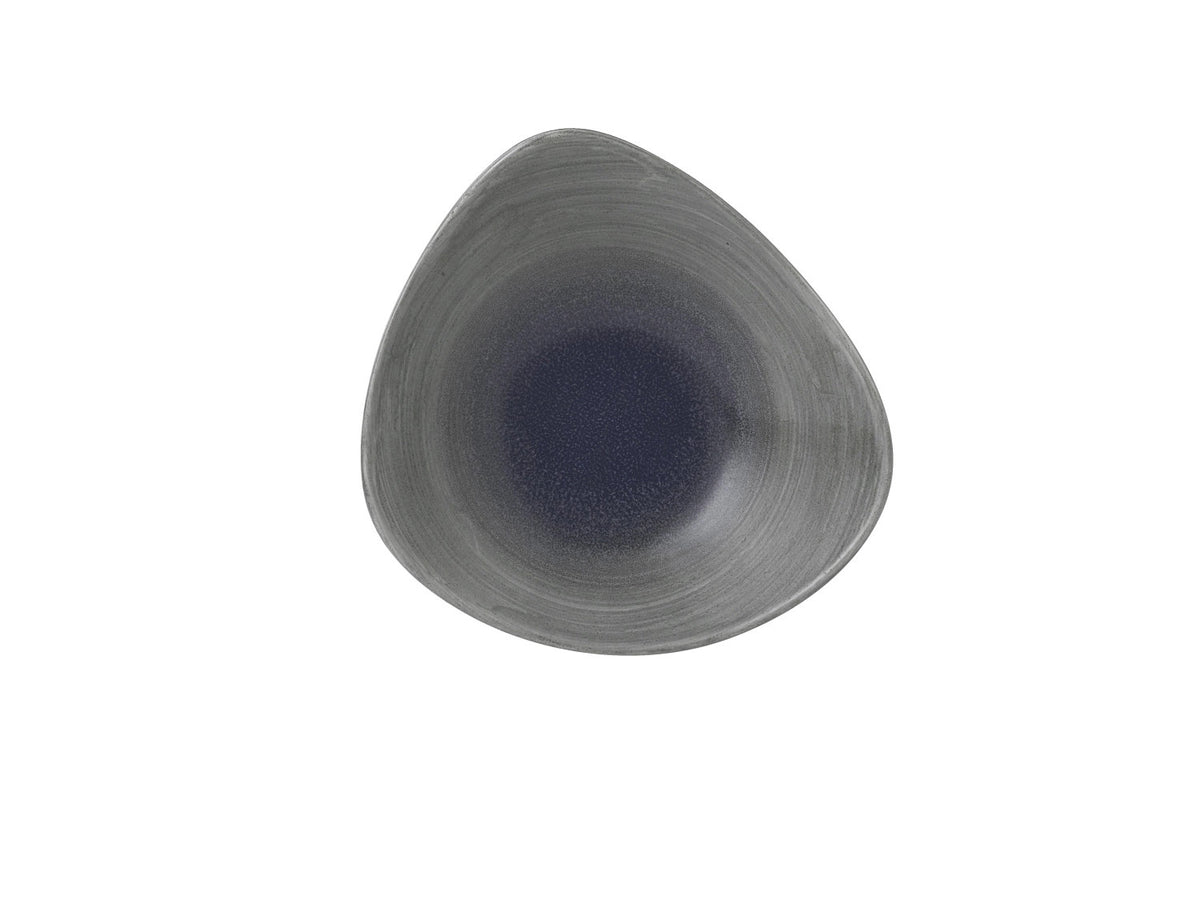 Stonecast Aqueous Fjord Triangel Teller tief 23.5cm in Blau präsentiert im Onlineshop von KAQTU Design AG. Teller ist von Churchill