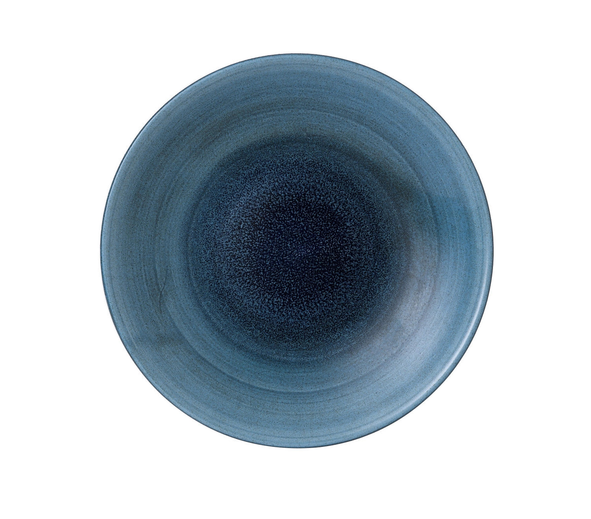 Stonecast Aqueous Lagoon Coupe Teller tief 28.1cm in Blau präsentiert im Onlineshop von KAQTU Design AG. Teller ist von Churchill