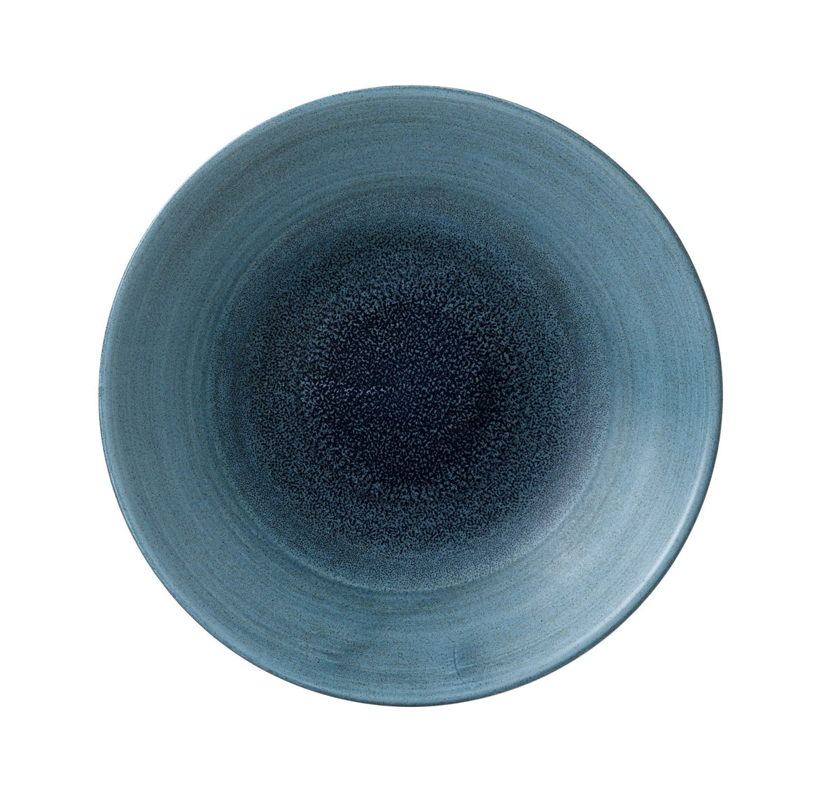 Stonecast Aqueous Lagoon Coupe Teller tief 25.5cm in Blau präsentiert im Onlineshop von KAQTU Design AG. Teller ist von Churchill